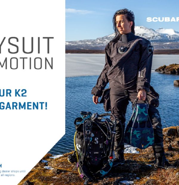 Buy a Scubapro drysuit and get an undersuit from the K2 line!
