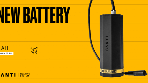Battery 9 Ah by Santi a Fly and Dive with Ease Solution