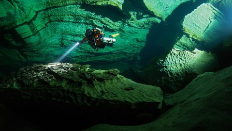 Plura cave - help show its face and win a diving weekend!